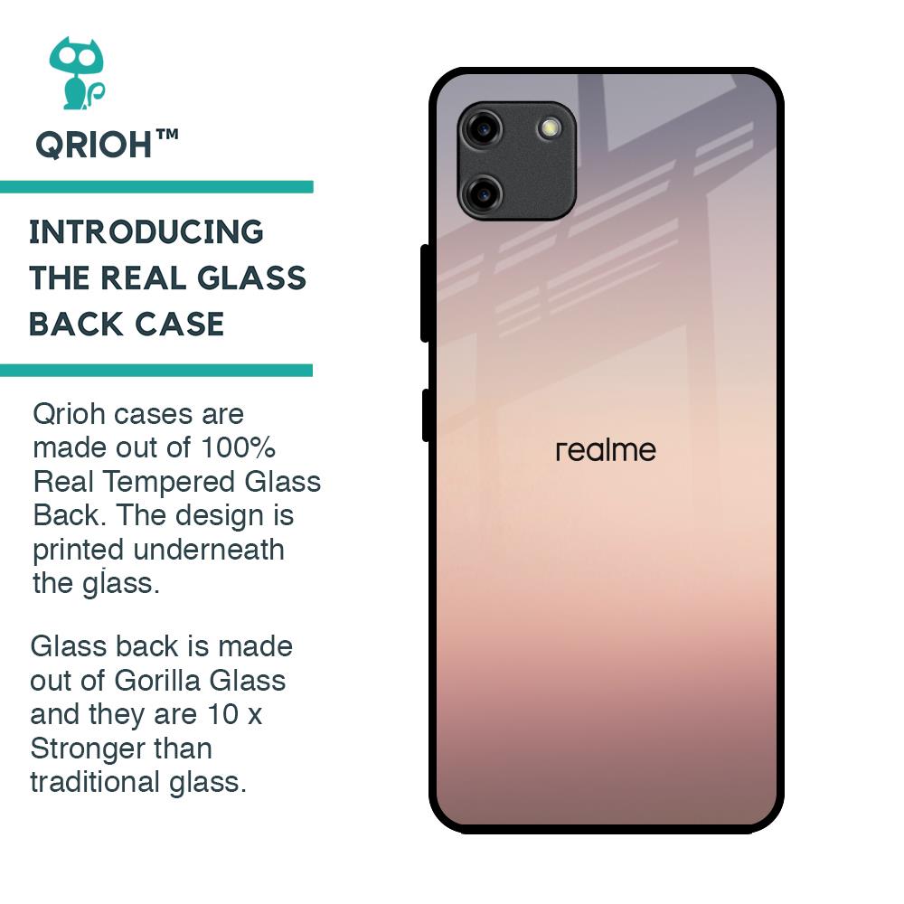 Golden Mauve Glass Case for Realme C11