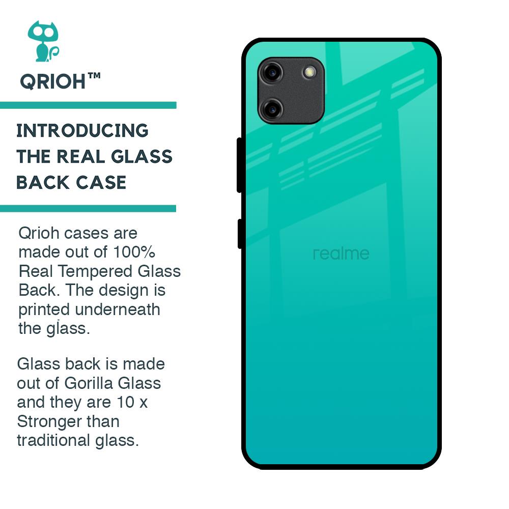 Cuba Blue Glass Case For Realme C11