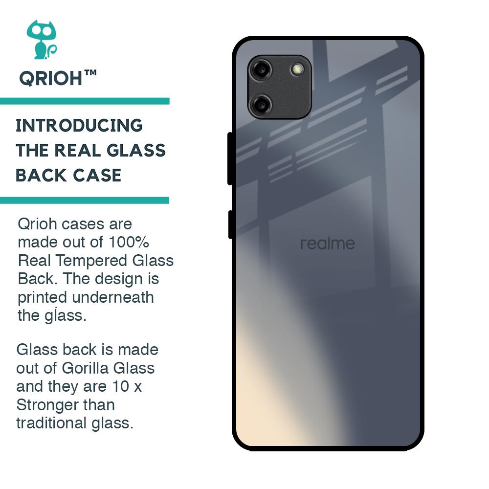 Metallic Gradient Glass Case for Realme C11