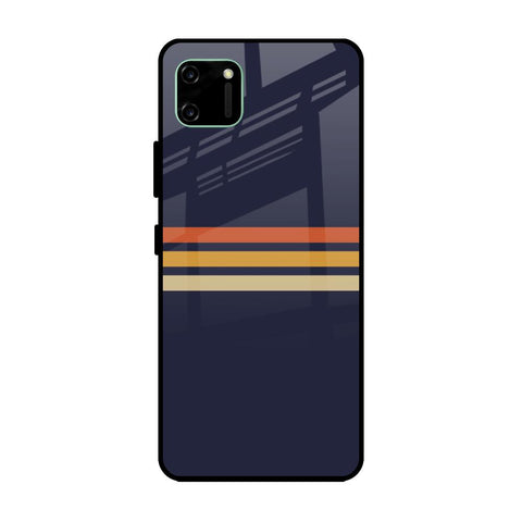 Tricolor Stripes Realme C11 Glass Cases & Covers Online