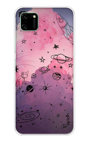 Space Doodles Art Realme C11 Back Cover