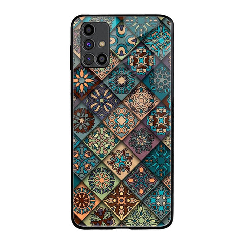 Retro Art Samsung Galaxy M31s Glass Back Cover Online