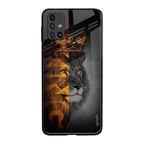 King Of Forest Samsung Galaxy M31s Glass Back Cover Online