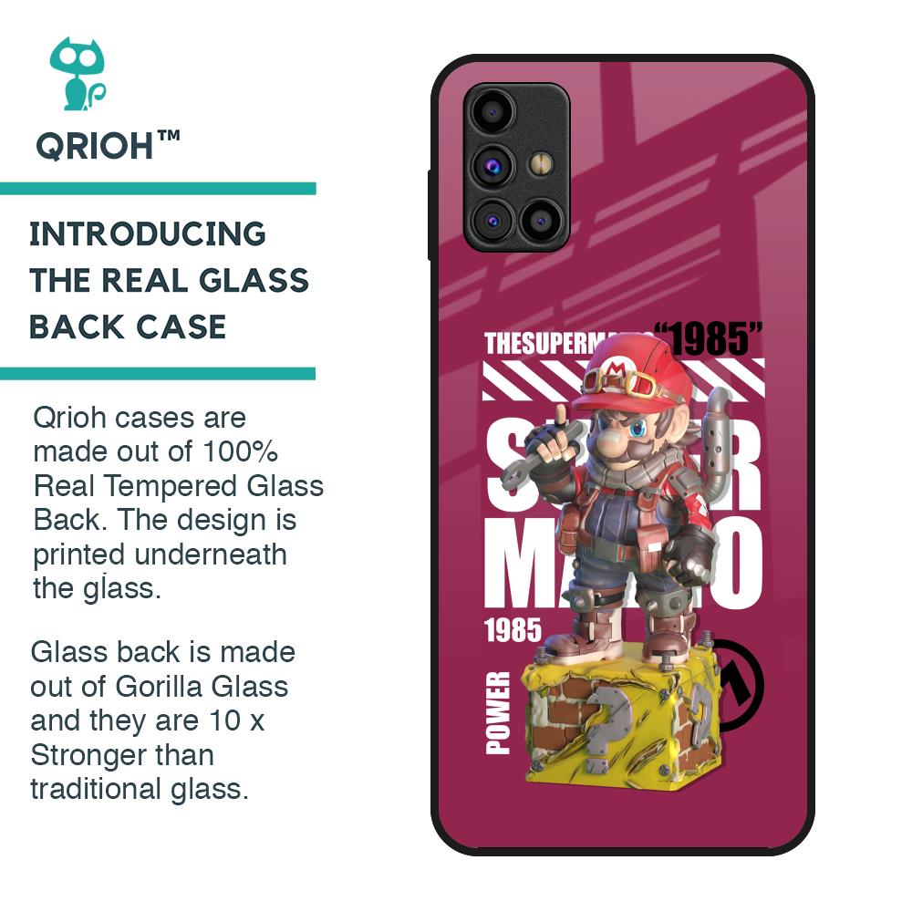 Gangster Hero Glass Case for Samsung Galaxy M31s