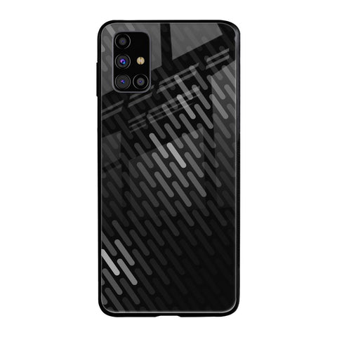 Dark Abstract Pattern Samsung Galaxy M31s Glass Cases & Covers Online