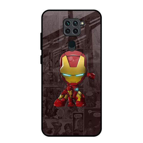 Angry Baby Super Hero Redmi Note 9 Glass Back Cover Online