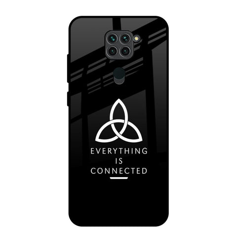 Everything Is Connected Redmi Note 9 Glass Back Cover Online