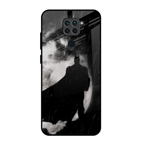 Dark Warrior Hero Redmi Note 9 Glass Back Cover Online