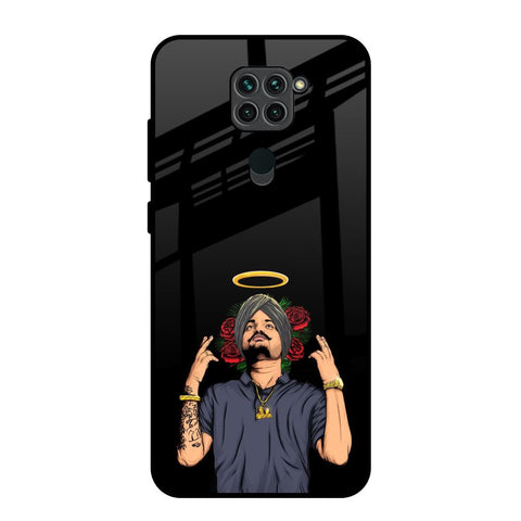 Punjabi Singer Poster Redmi Note 9 Glass Back Cover Online