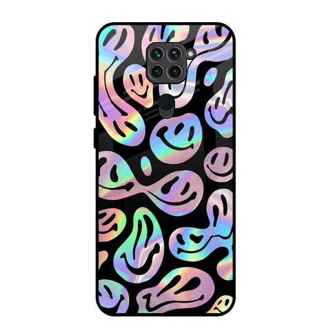 Acid Smile Redmi Note 9 Glass Back Cover Online