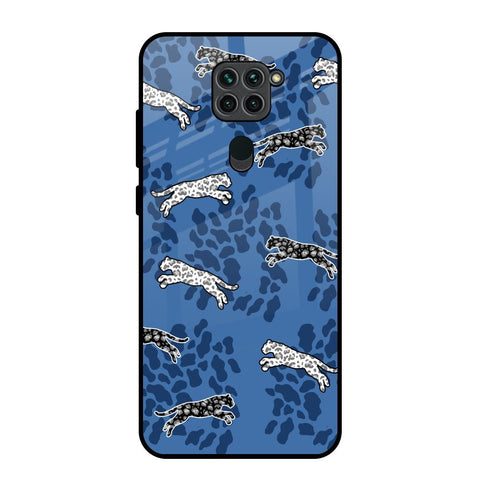 Blue Cheetah Redmi Note 9 Glass Back Cover Online