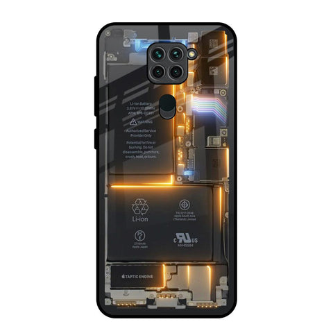 Glow Up Skeleton Redmi Note 9 Glass Back Cover Online