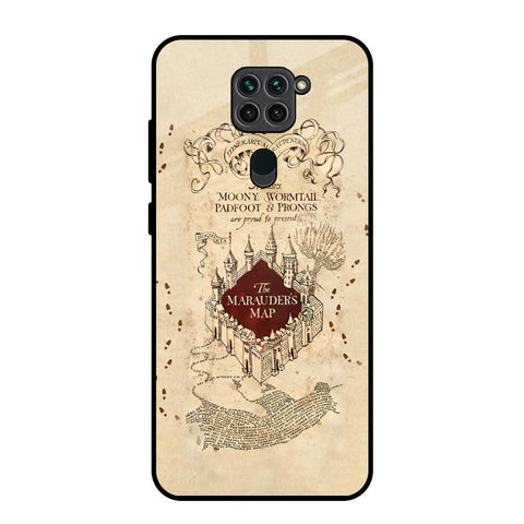 Magical Map Redmi Note 9 Glass Back Cover Online
