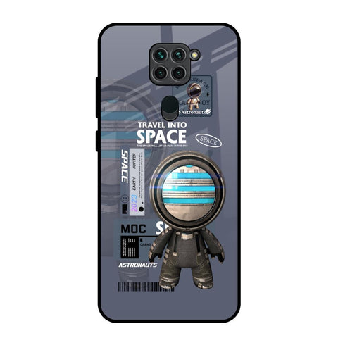 Space Travel Redmi Note 9 Glass Back Cover Online