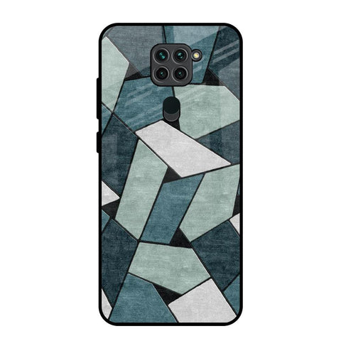 Abstact Tiles Redmi Note 9 Glass Back Cover Online