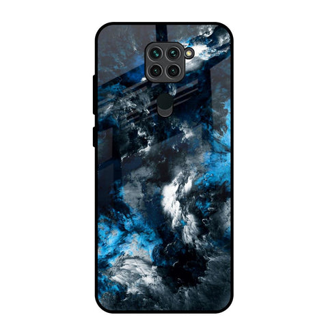 Cloudy Dust Redmi Note 9 Glass Back Cover Online
