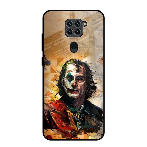 Psycho Villain Redmi Note 9 Glass Back Cover Online