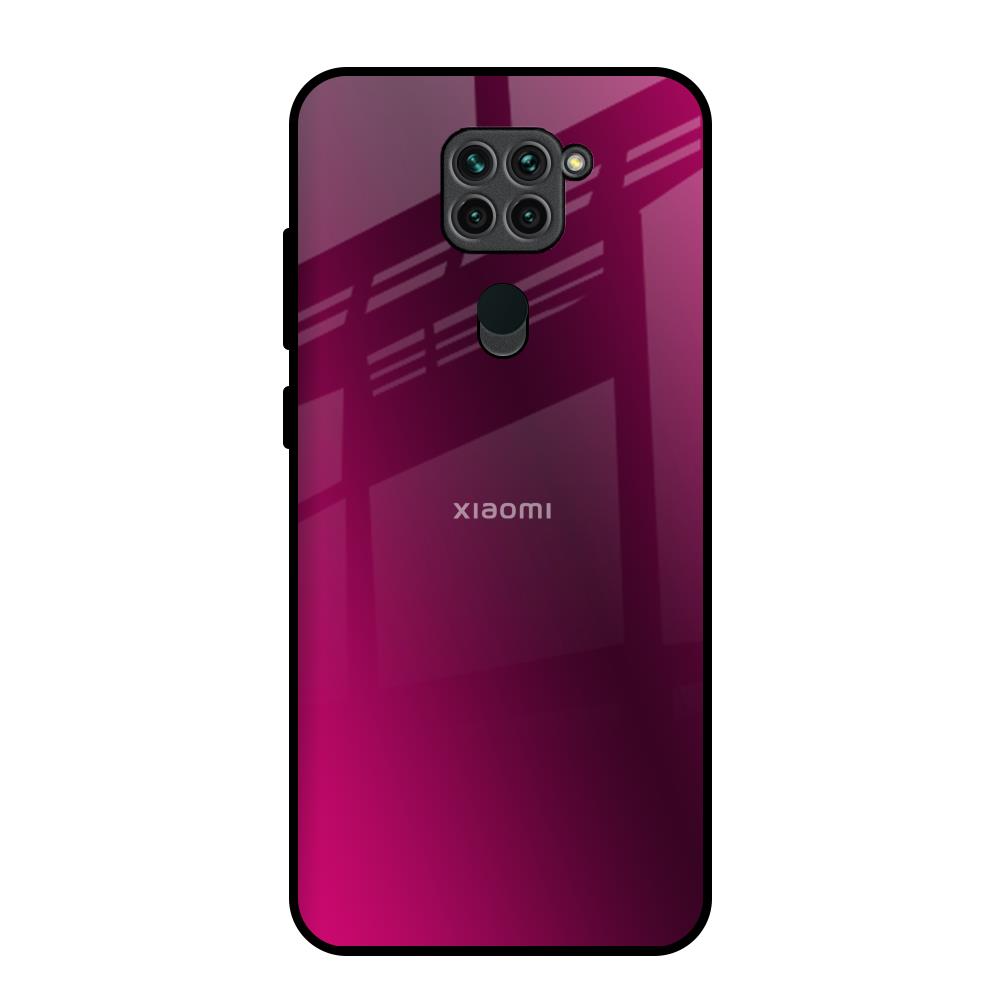 Pink Burst Redmi Note 9 Glass Back Cover Online