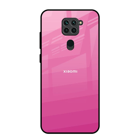 Pink Ribbon Caddy Redmi Note 9 Glass Back Cover Online