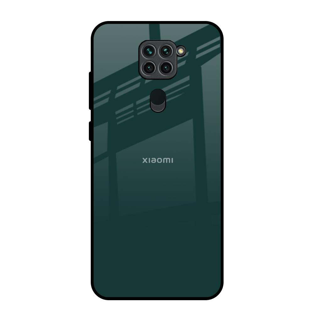 Olive Redmi Note 9 Glass Back Cover Online