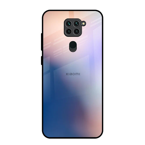 Blue Mauve Gradient Redmi Note 9 Glass Back Cover Online