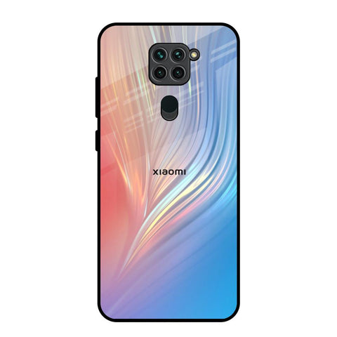 Mystic Aurora Redmi Note 9 Glass Back Cover Online