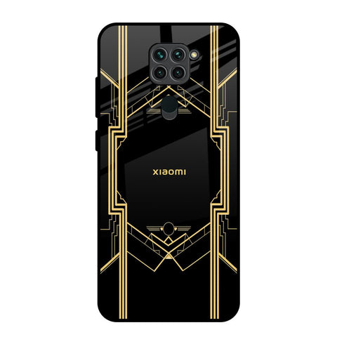 Sacred Logo Redmi Note 9 Glass Back Cover Online