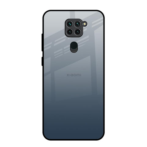 Smokey Grey Color Redmi Note 9 Glass Back Cover Online