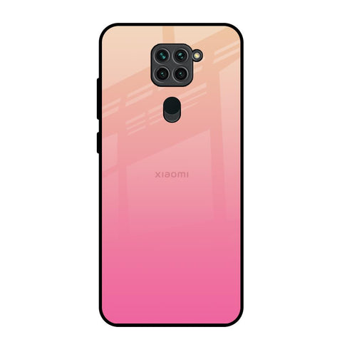 Pastel Pink Gradient Redmi Note 9 Glass Back Cover Online