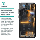 Glow Up Skeleton Glass Case for Redmi Note 9