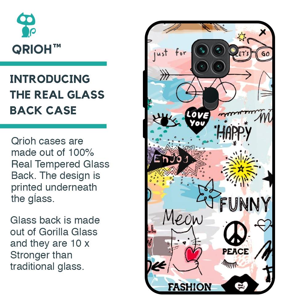 Just For You Glass Case For Redmi Note