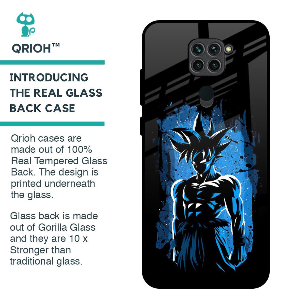 Splatter Instinct Glass Case for Redmi Note 9