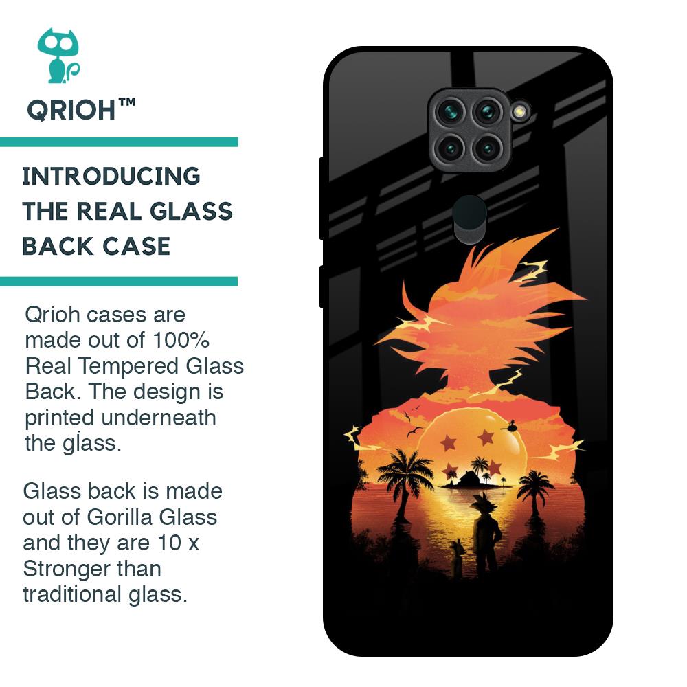 Japanese Paradise Glass Case for Redmi Note 9