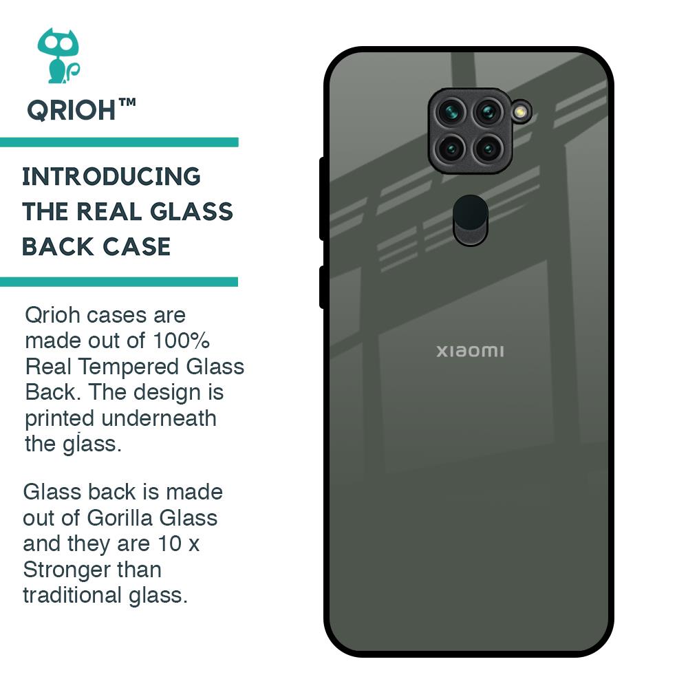 Charcoal Glass Case for Redmi Note 9