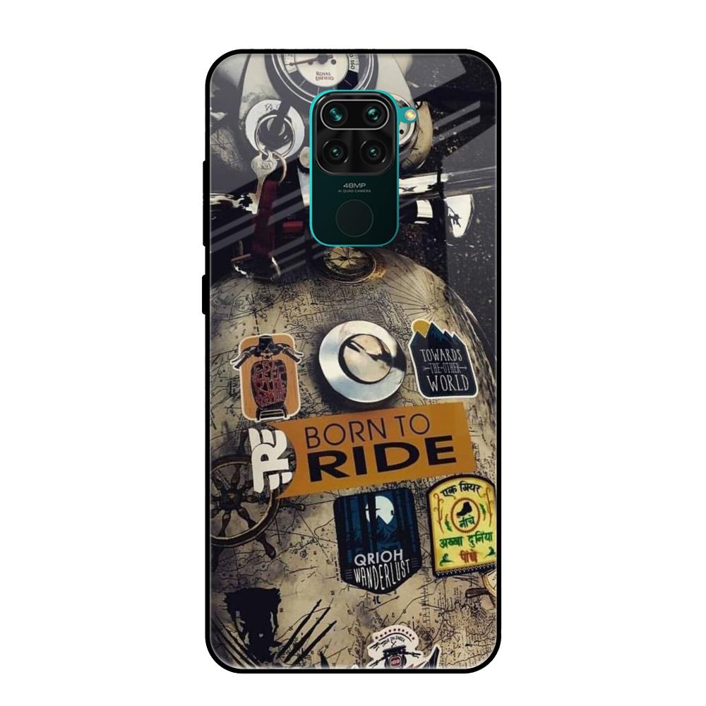 Ride Mode On Glass Case for Mi Redmi Note