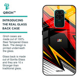 Race Jersey Pattern Glass Case For Redmi Note 9