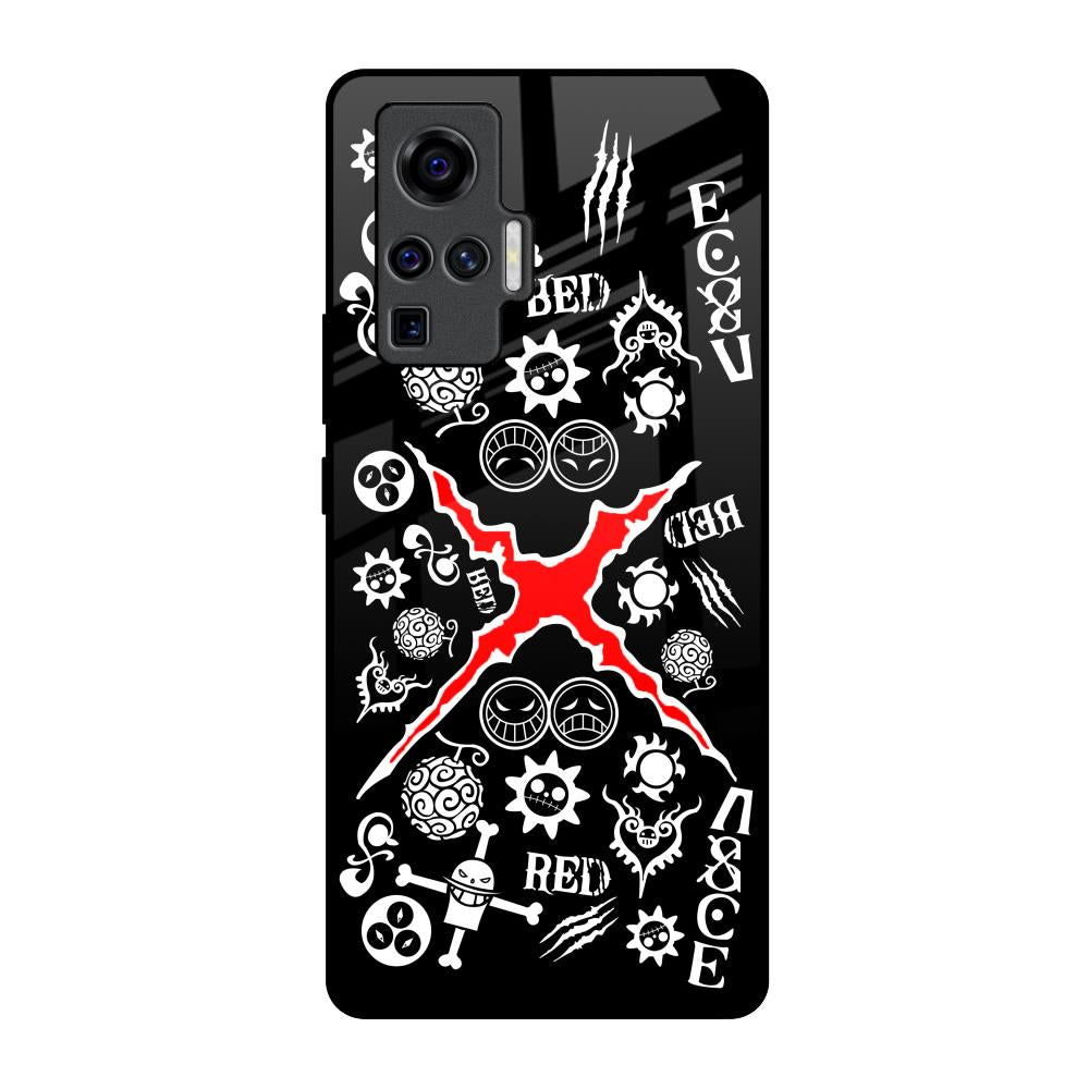 Red Zone Vivo X50 Pro Glass Back Cover Online