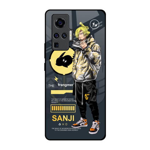 Cool Sanji Vivo X50 Pro Glass Back Cover Online