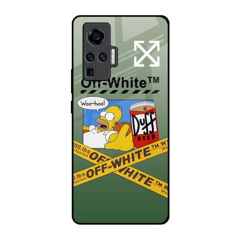 Duff Beer Vivo X50 Pro Glass Back Cover Online