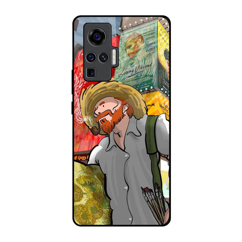 Loving Vincent Vivo X50 Pro Glass Back Cover Online