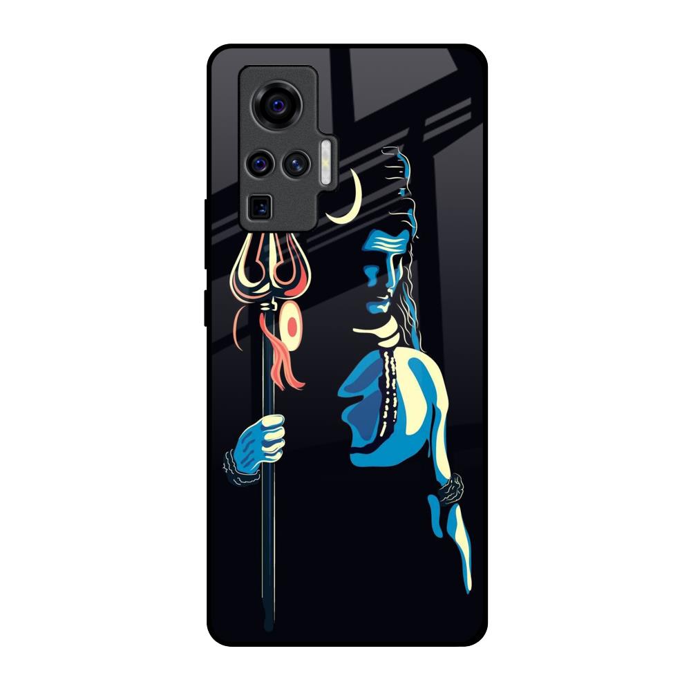 Mahakal Vivo X50 Pro Glass Back Cover Online
