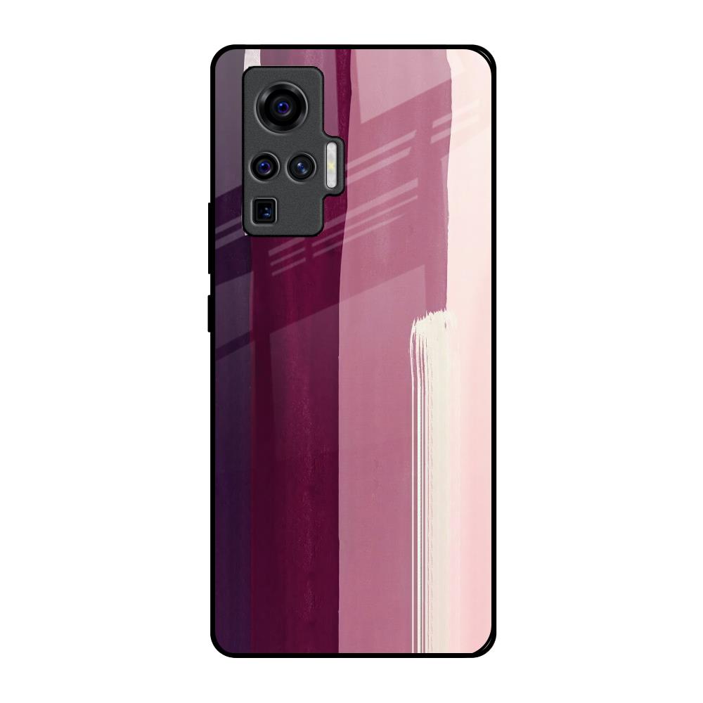 Brush Stroke Art Vivo X50 Pro Glass Back Cover Online