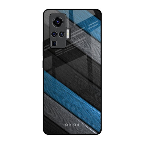 Multicolor Wooden Effect Vivo X50 Pro Glass Back Cover Online