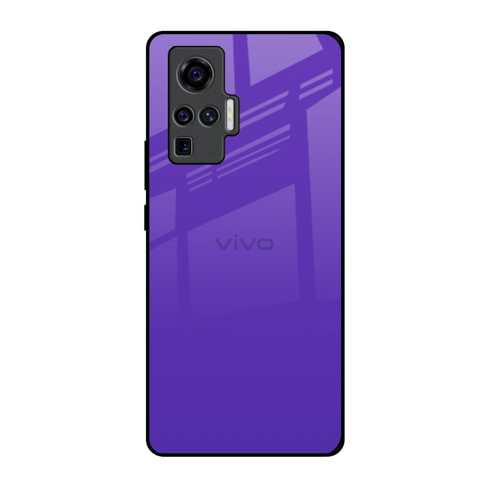 Amethyst Purple Vivo X50 Pro Glass Back Cover Online