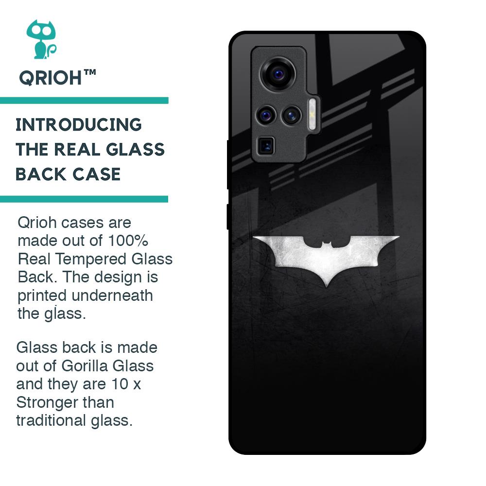 Super Hero Logo Glass Case for Vivo X50 Pro