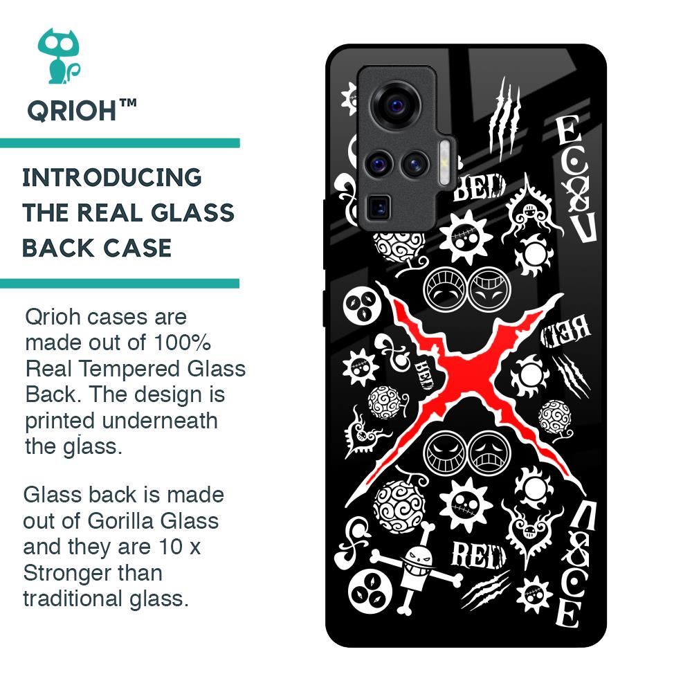 Red Zone Glass Case for Vivo X50 Pro