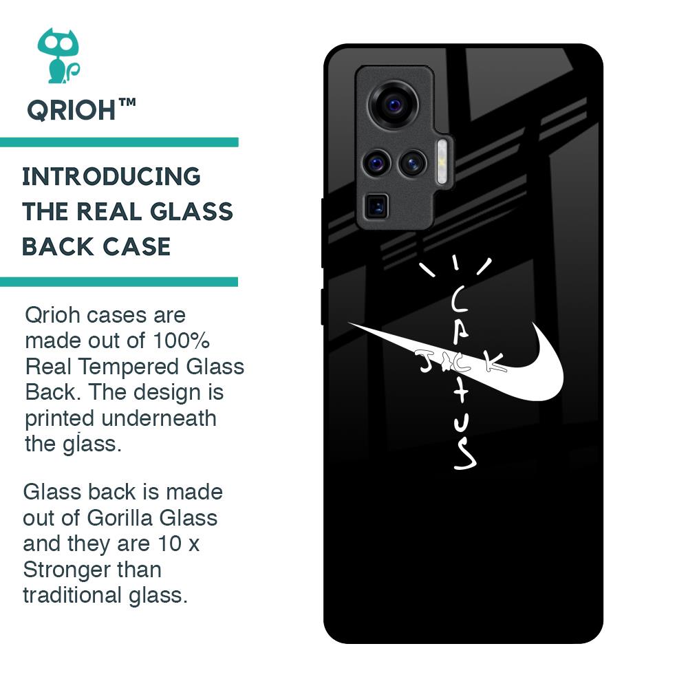 Jack Cactus Glass Case for Vivo X50 Pro