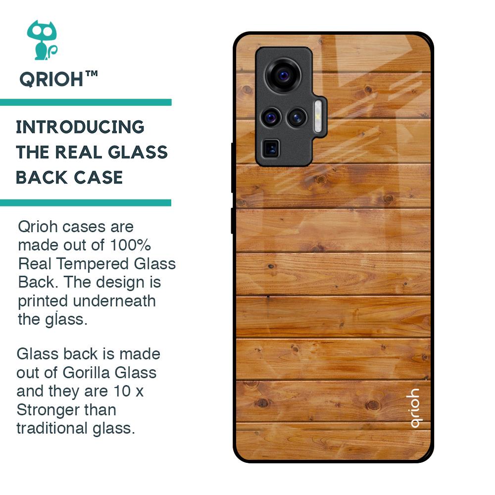 Timberwood Glass Case for Vivo X50 Pro