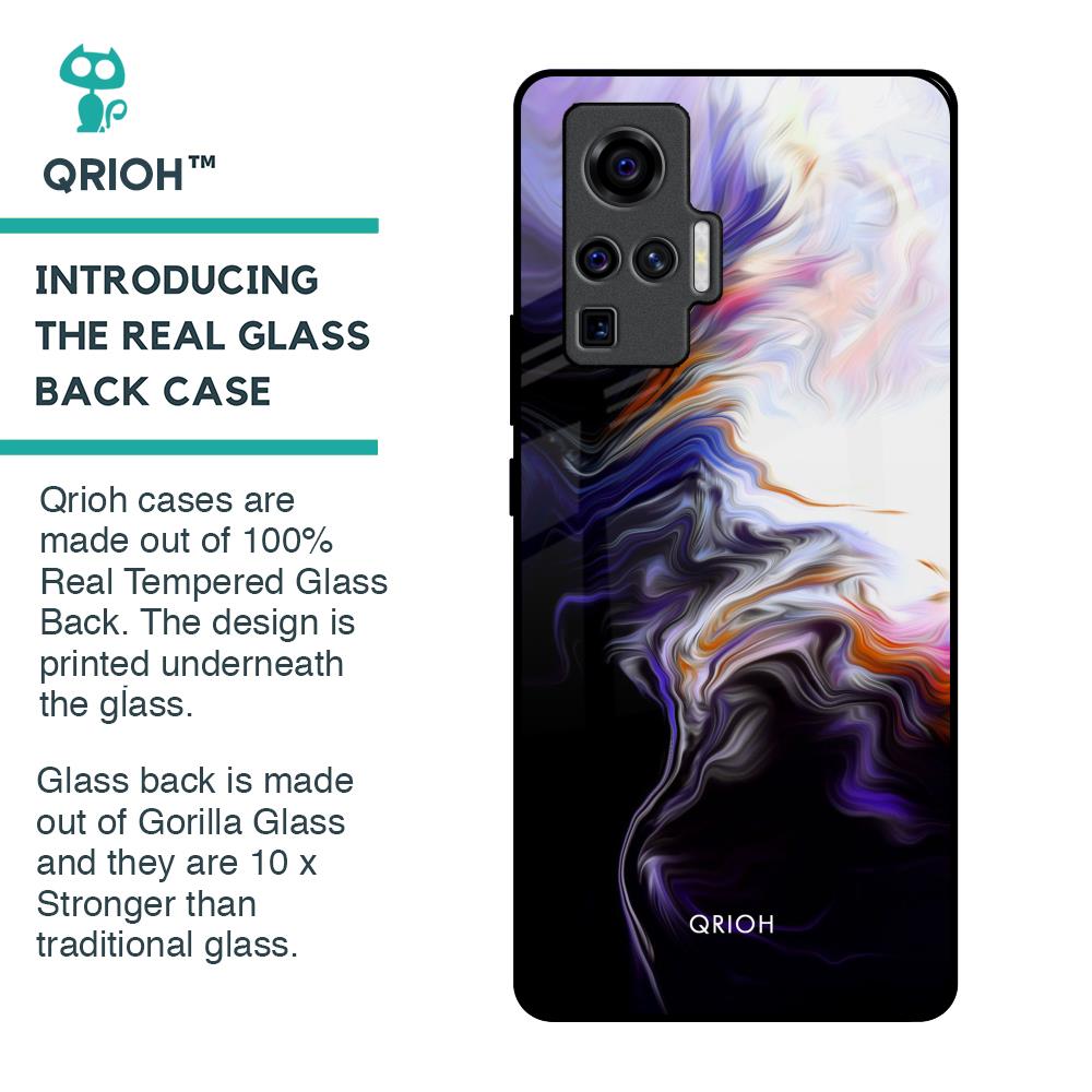 Enigma Smoke Glass Case for Vivo X50 Pro