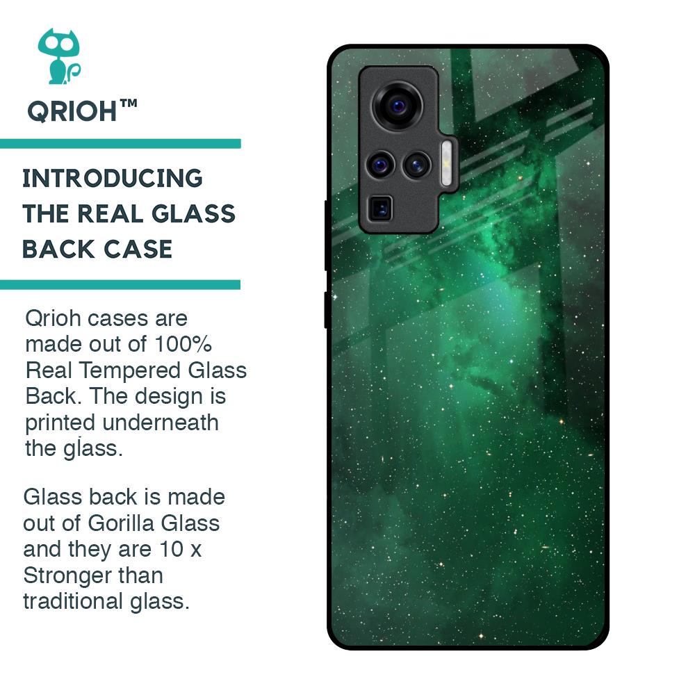 Emerald Firefly Glass Case For Vivo X50 Pro